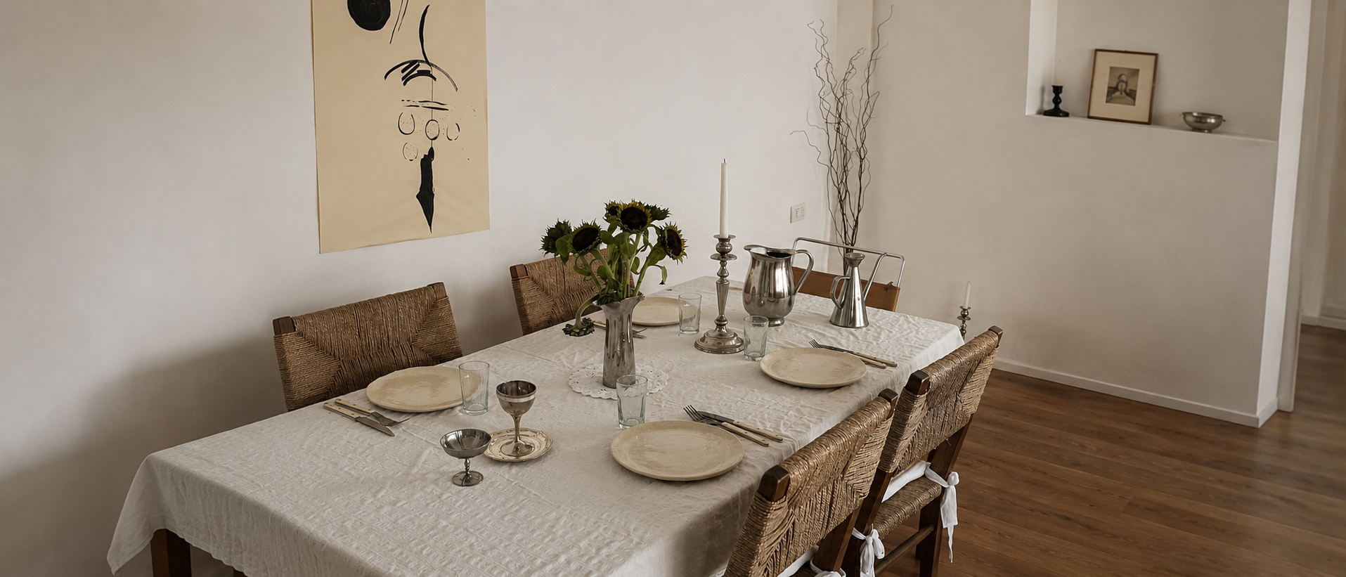 Everyday dining table setting